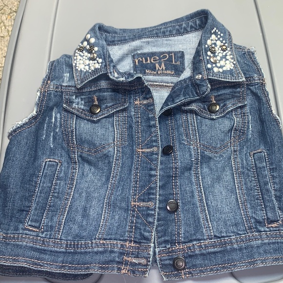 Coats | Rue 2 Jean Vest | Poshmark
